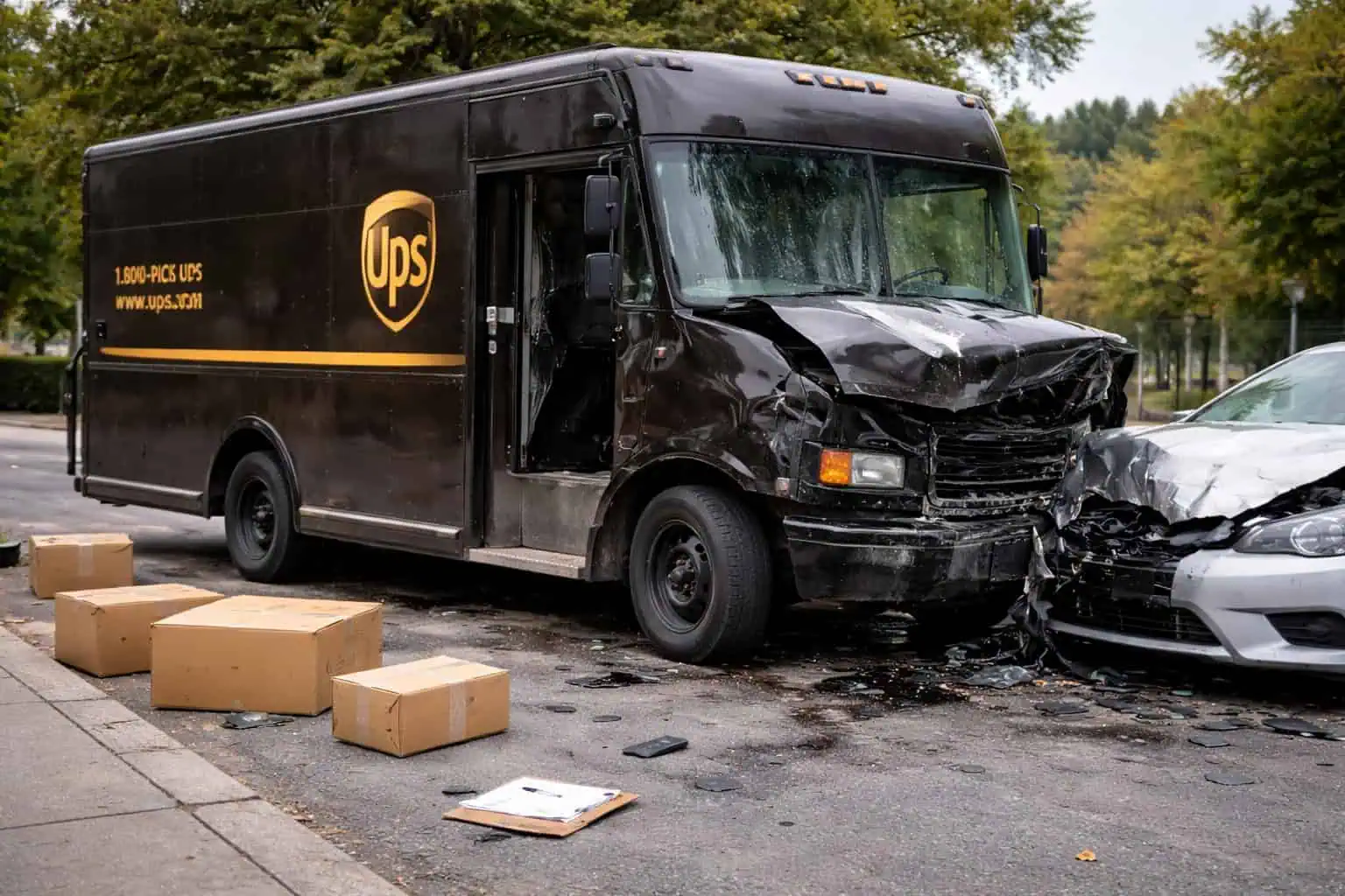 UPS Driver Crash