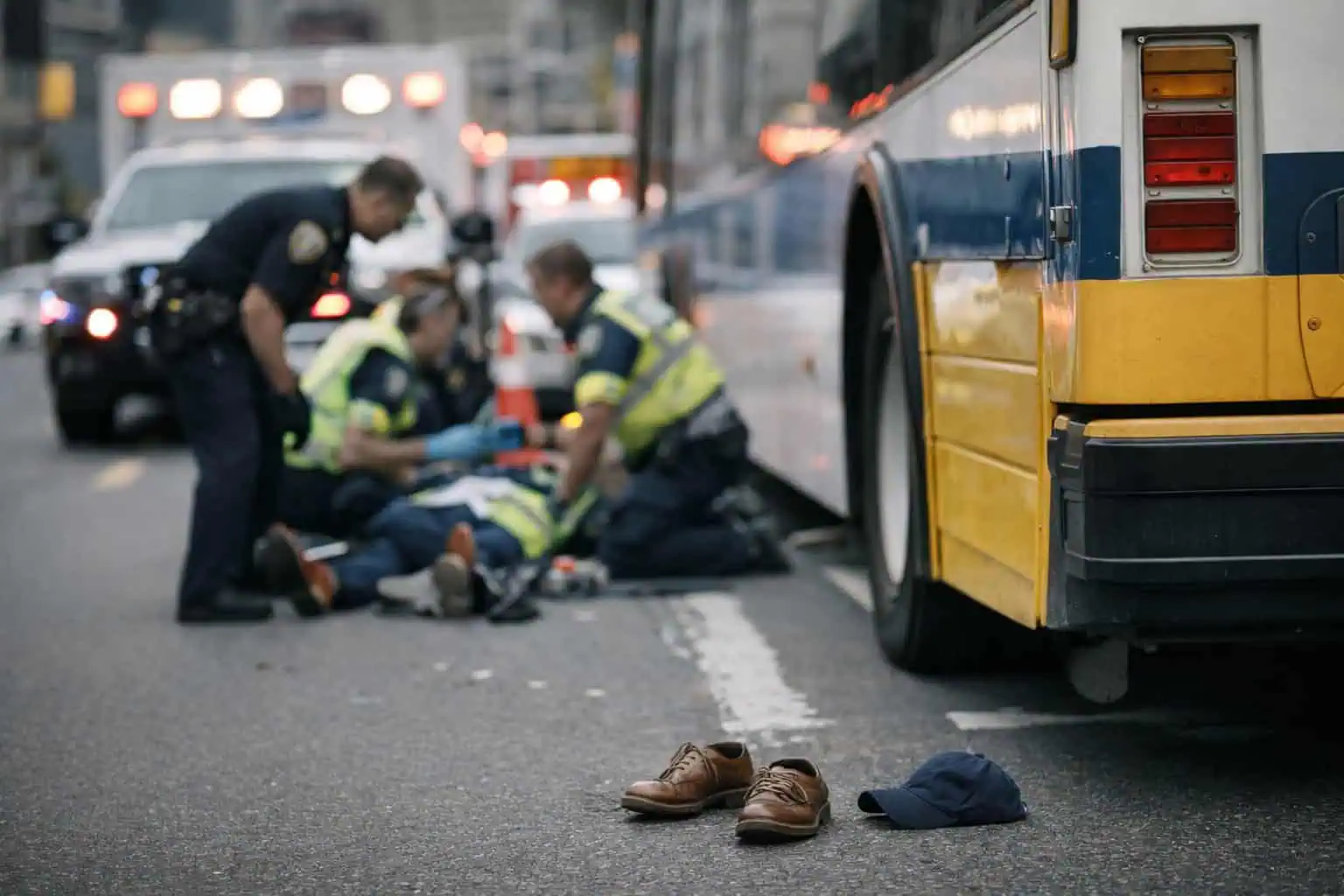 Bus Pedestrian Collision