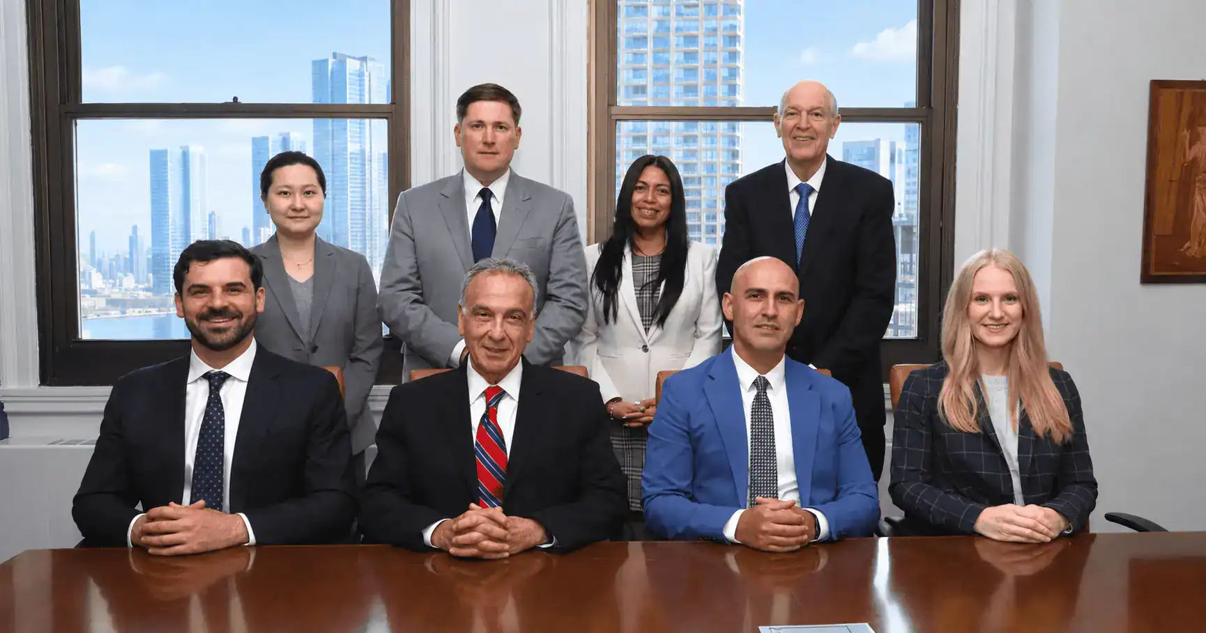 Caesar & Napoli attorneys and staff in their office