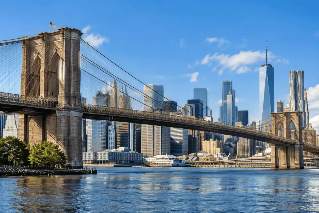 Brooklyn Bridge and Lower Manhattan skyline